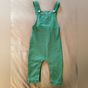 Oso & Me Cotton Green Kids Overalls 24M